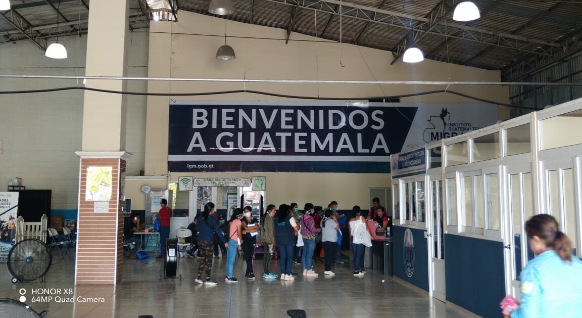 Centro de Recepción de Retornados de Tecún Umán, San Marcos.