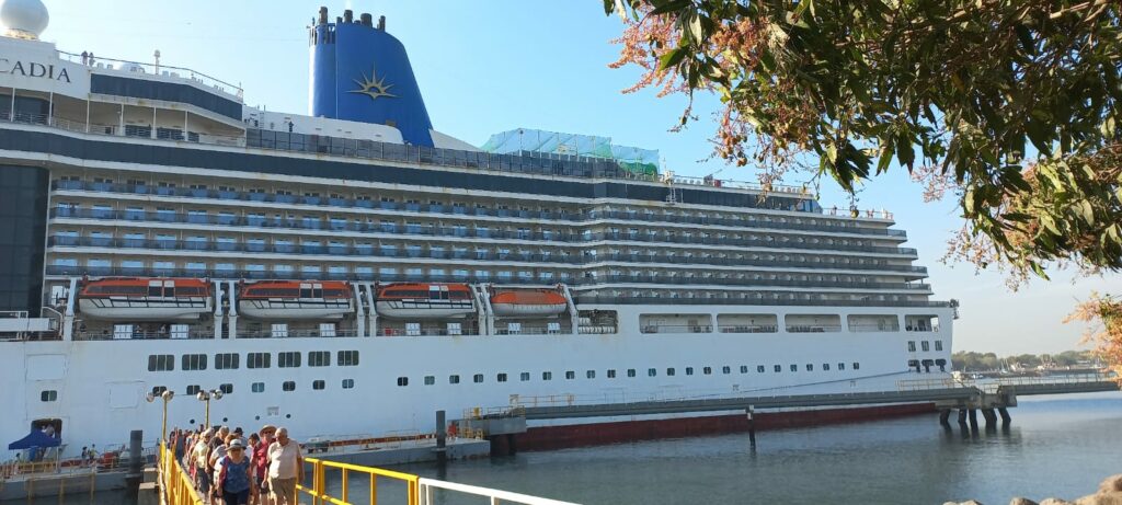 El crucero MV Arcadia.